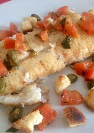 Una foto de Cocina para enamorar: Lenguado a la grenoblesa