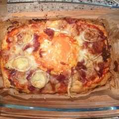Una foto de Pizza con masa fit