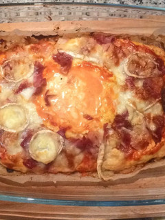 Una foto de Pizza con masa fit