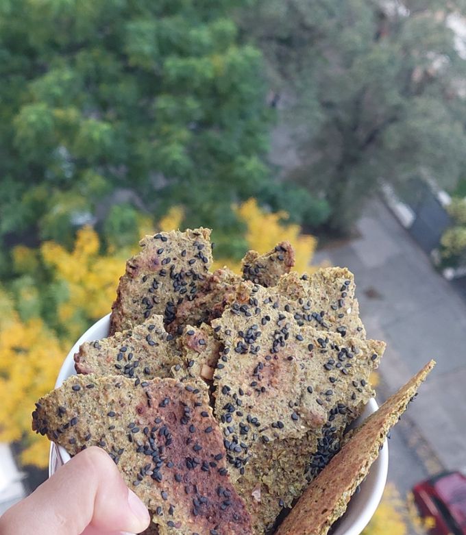 Una foto de Crackers de semillas sin gluten 💯