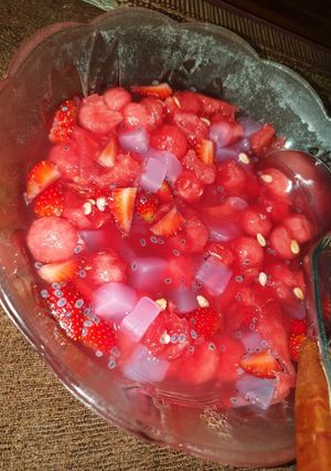 Foto resep Es semangka coco berry