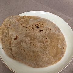 A picture of Chappatis/Indian Flat Bread.