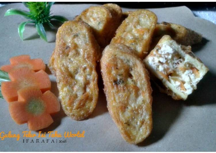 Gulung Telur isi Tahu Wortel (No MSG)