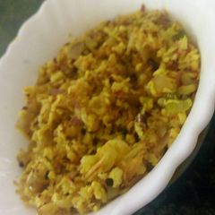 A picture of Cabbage thoran (Kerala style).
