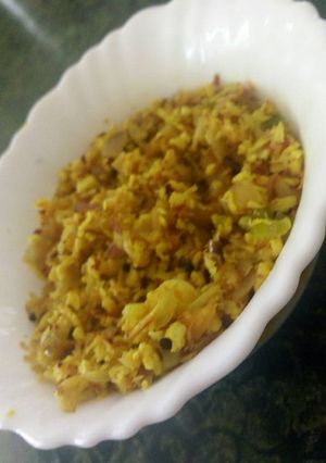 A picture of Cabbage thoran (Kerala style).