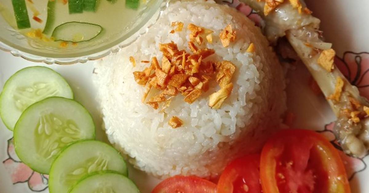 Resep Nasi Hainan Hainanese Chicken Rice Oleh Cfe Thea Cookpad