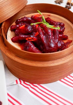 Foto resep Angsio Ceker / Ceker Dimsum / Ceker Pedas / Ceker Merah