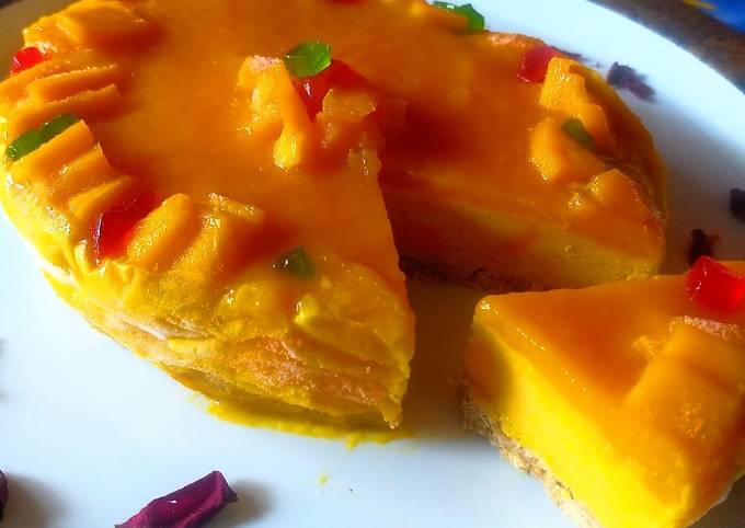 Mango cheese cake Recipe