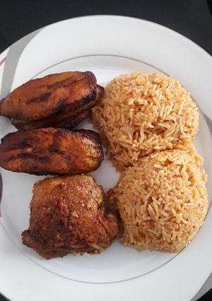 A picture of Basmati jollof.