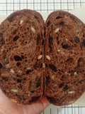 Multi Seeds Double Chocolate Sourdough Bread (Oven Tangkring)