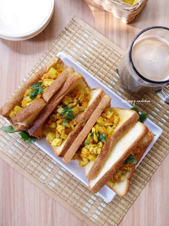 Foto resep Toast Kari Ayam Kentang