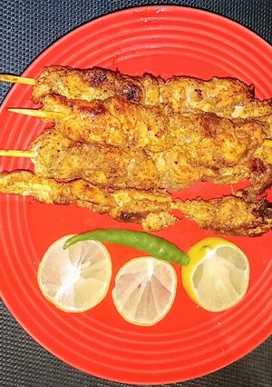 A picture of Kalimirch Murg Kebab.
