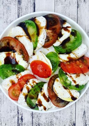 Une photo de Tomates mozzarella