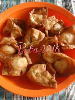 Foto resep Pangsit goreng isi udang ayam