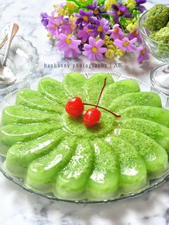 Foto resep Puding Tape Ketan Hijau