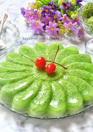Foto resep Puding Tape Ketan Hijau