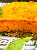 Sweet Potato and Ground Beef Parmentier