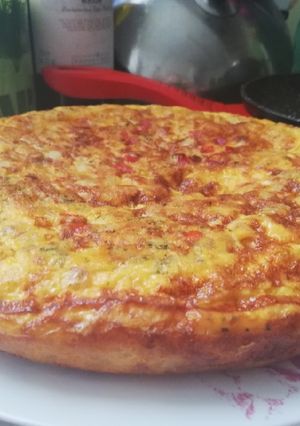 Una foto de Tortilla de patatas campera