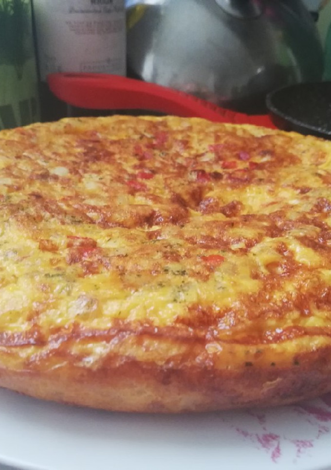 Una foto de Tortilla de patatas campera