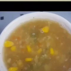 A picture of Diet veggie soup.