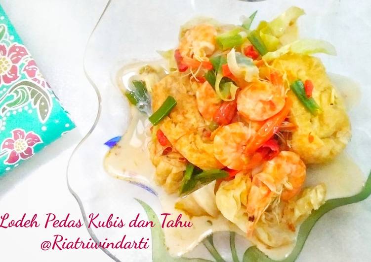 Cara Gampang Membuat Lodeh Pedas Kubis Dan Tahu, Bikin Ngiler