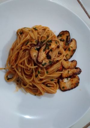 Foto resep Spaghetti Sederhana pakai Bumbu Instan Healthy Republic