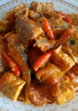 Foto resep Ikan tongkol + Tempe bumbu rujak (Sumenep-Madura)