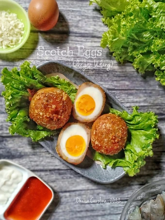 Cara Mudah Menyiapkan Resep  Scotch Egg dengan Udang yang Lezat, Bisa Manjain Lidah