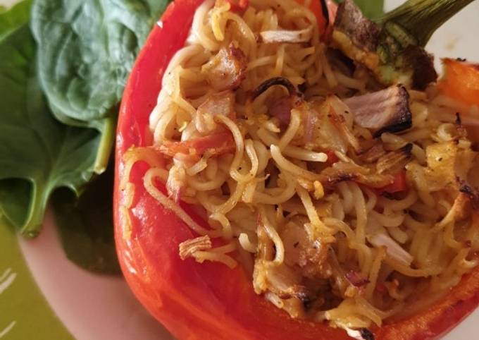 Step-by-Step Guide to Prepare Homemade Roast Peppers, stuffed