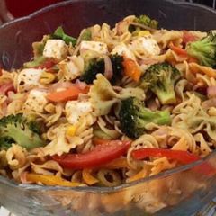 A picture of Farfalle Pasta Salad.