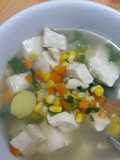 Sop Tahu Jagung Wortel (menu diet)