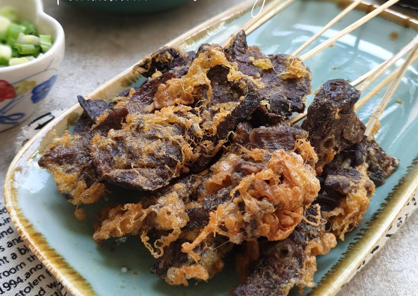 Sate Paru Goreng