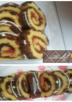 Foto resep Bolu Gulung Selai Strawberry