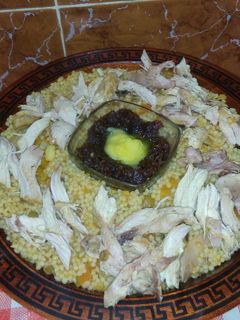 صورة لوصفة مردود بالحبوب الجافة والخضر