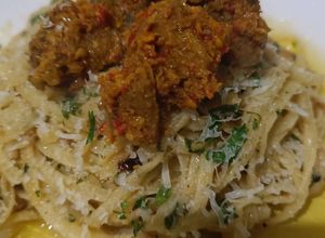 Foto resep Spaghetti aglio olio versi sawit