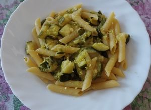 Foto di Pasta limone e zucchine