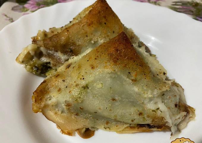 Modo semplice a Fai Premiato Ventagli asparagi, cavolo nero e salmone