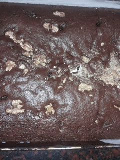Una foto de Brownie tradicional con Nesquik y nueces bañadas en dulce de leche