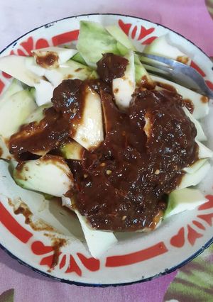 Foto resep Rujak Mangga Gula Pasir