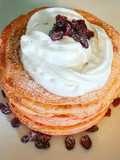 Hot cakes esponjosos rellenos de Nutella