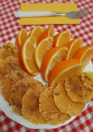 Une photo de Salade d'orange a la cannelle 🍊