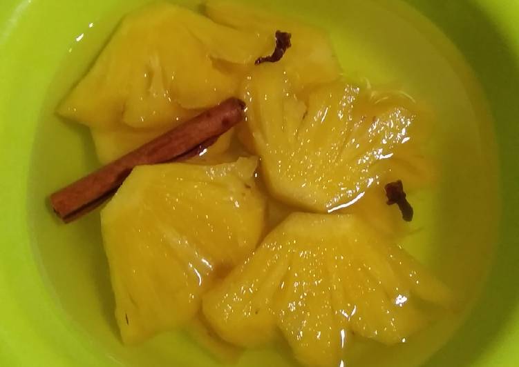 Resep Setup buah nanas oleh Ma e Aqilah Cookpad