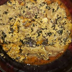 A picture of Egusi soup.