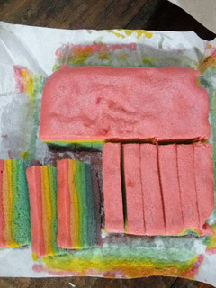 Foto resep Rainbow cake kukus