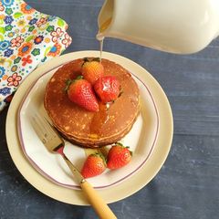 A picture of Almond flour pancakes.