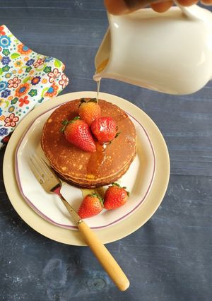 A picture of Almond flour pancakes.