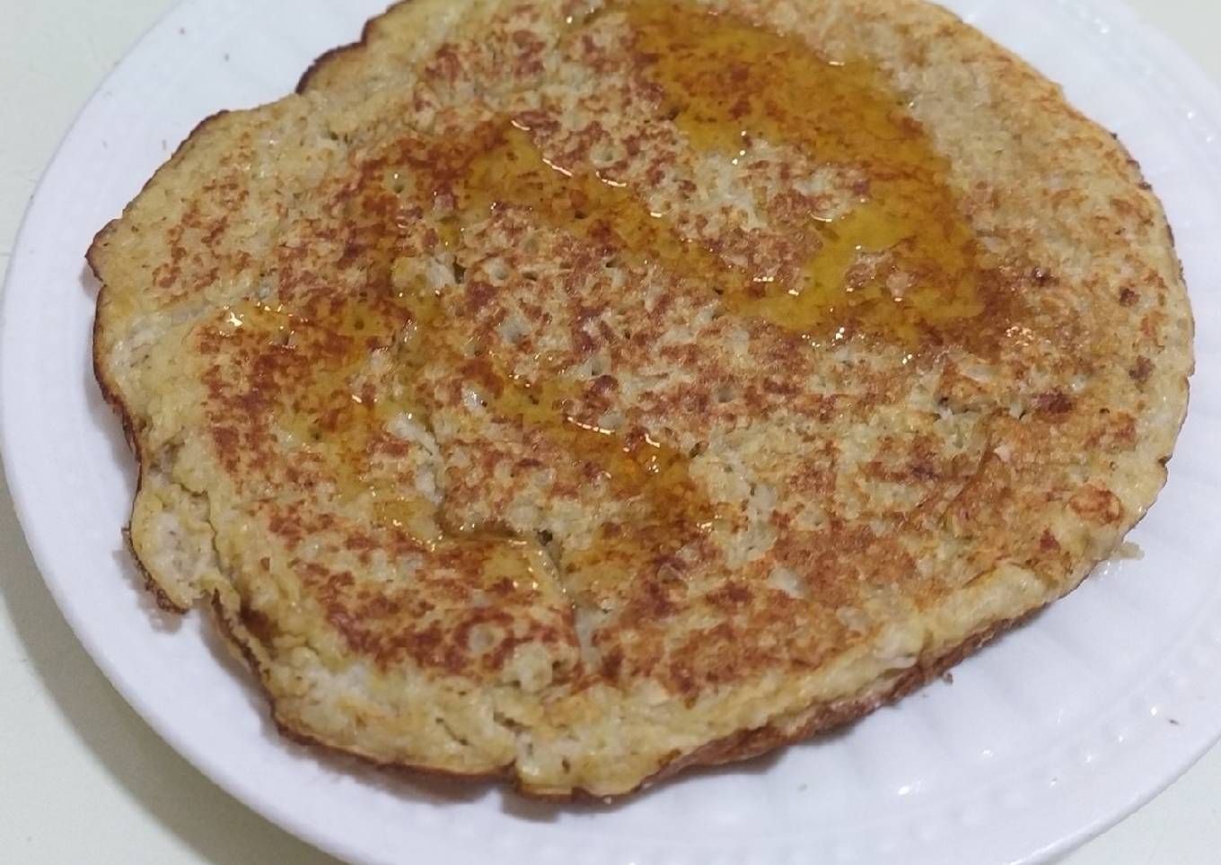 Pancakes de Harina de Avena, Plátano y Leche de Almendra