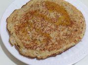 Una foto de pancakes banana y avena