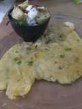 Pollo al chile, dulce y mantequilla