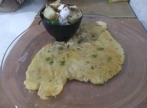 Una foto de Pollo al chile, dulce y mantequilla